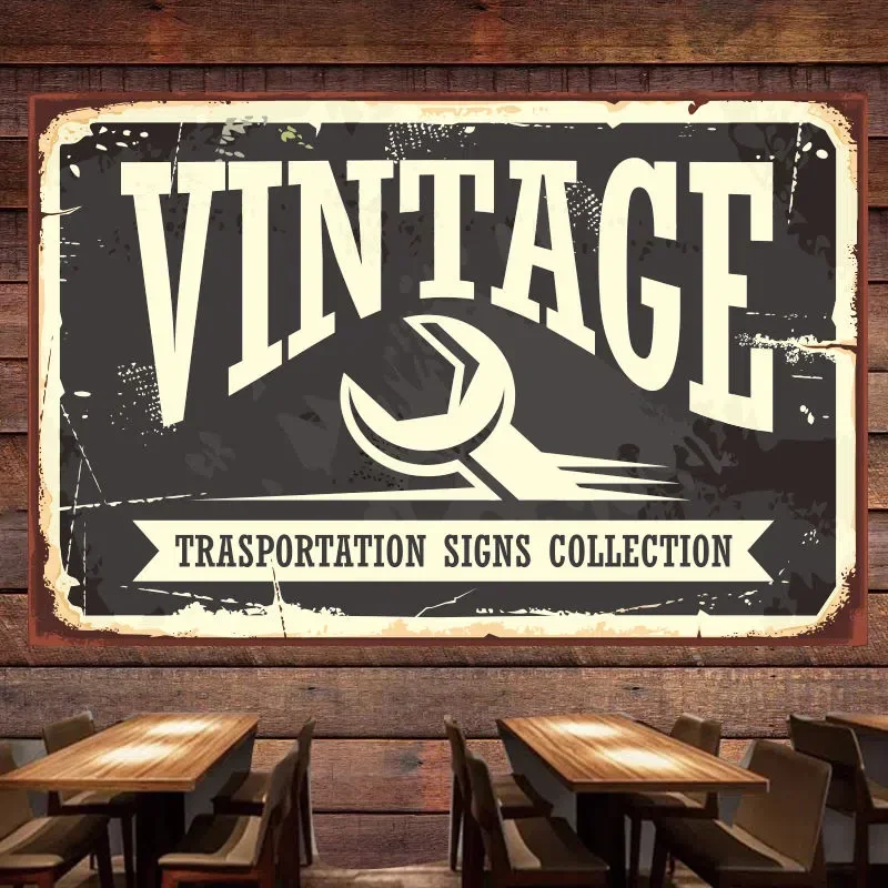Vintage Collectible Shop - 빈티지 교통 노래 컬렉션 자동차 포스터