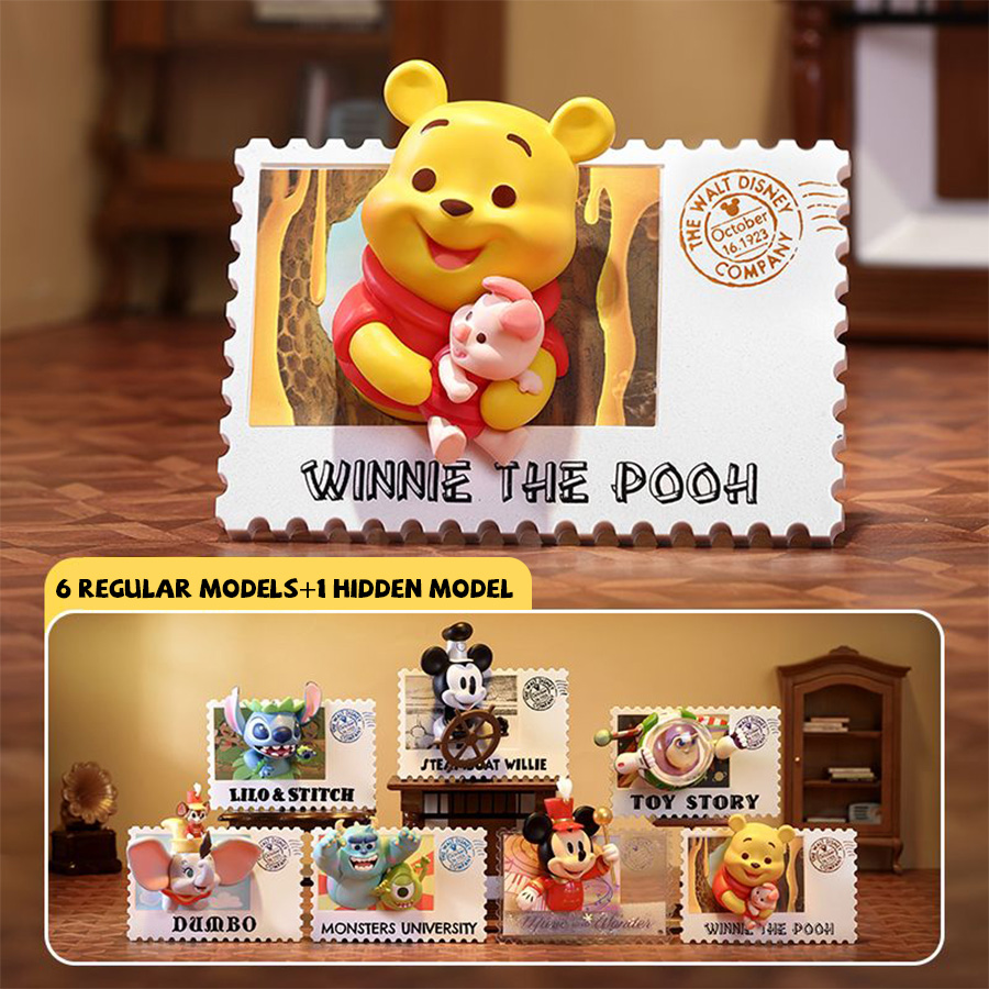 Collectible Vintage Disney Stamps - 미니소 디즈니 블라인드 박스 빈티지 스탬프
