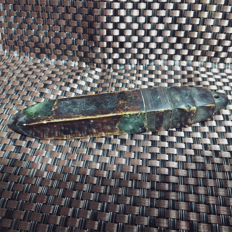 Collectible Vintage Tools - 고대 중국 사각형 옥 끌 발굴된