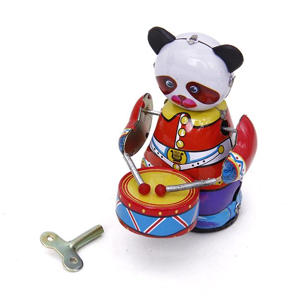 손으로 돌리는 시계태엽식 판다 드러머 장난감 빈티지 스 - Vintage Collectible Figures 리뷰 및 가격