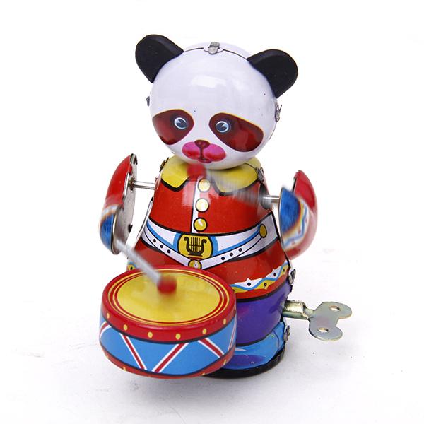 손으로 돌리는 시계태엽식 판다 드러머 장난감 빈티지 스 - Vintage Collectible Figures 리뷰 및 가격