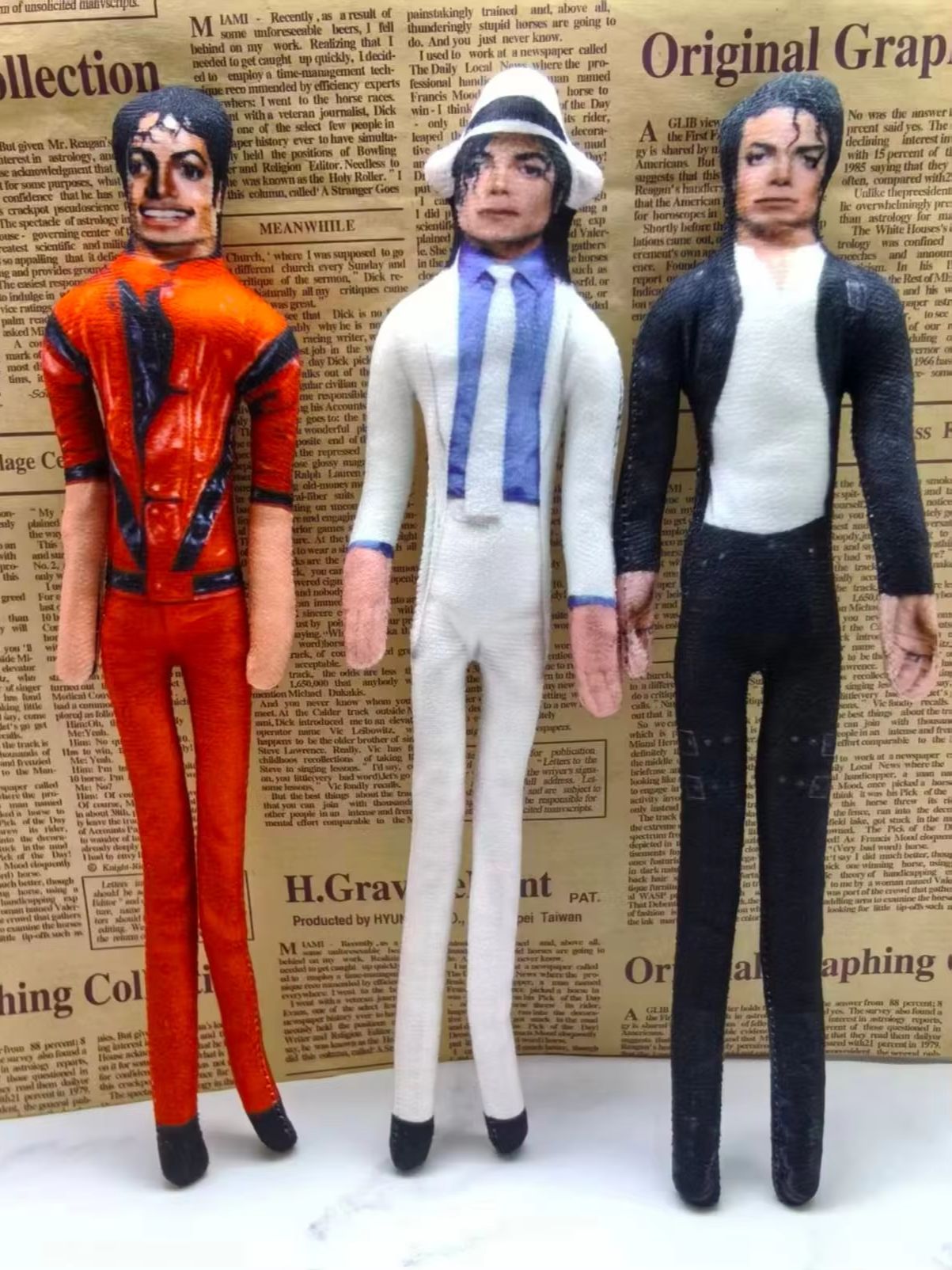 빈티지 MJ 마이클 잭슨 코스프레 소품 인형 구부릴 수 - Vintage Collectible Figures 리뷰 및 가격