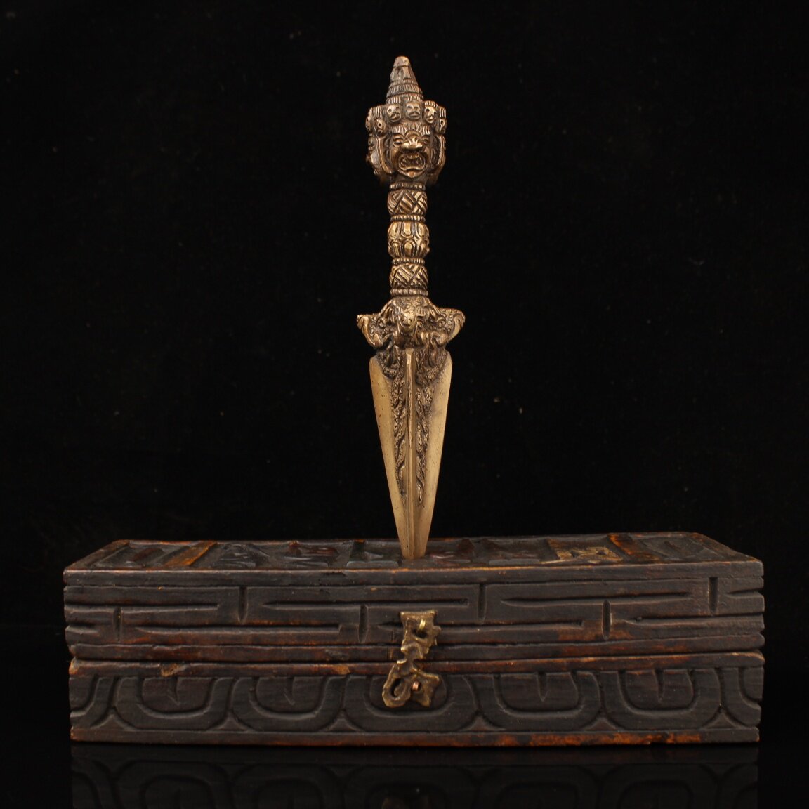 빈티지 구식 구리 수공예 티베트 불교 바즈라 푸르바 의 - Collectible Vintage Tools 리뷰 및 가격