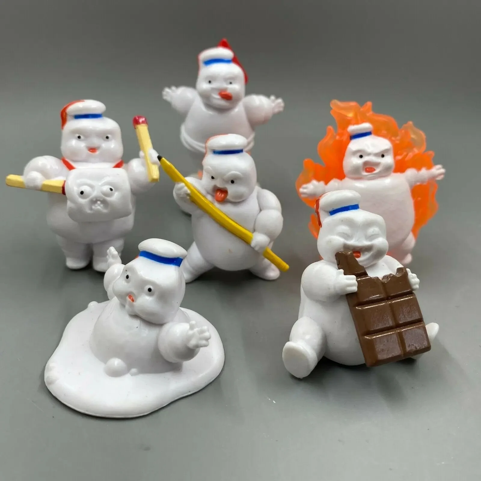 6pcs 귀여운 빈티지 고스트 버스 터즈 3 스테이 P - Vintage Collectible Figures 리뷰 및 가격