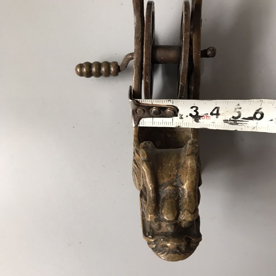 오래된 컬렉션 드래곤 보트 잉크 롤 장식품 골동품 황동 - Collectible Vintage Tools 리뷰 및 가격