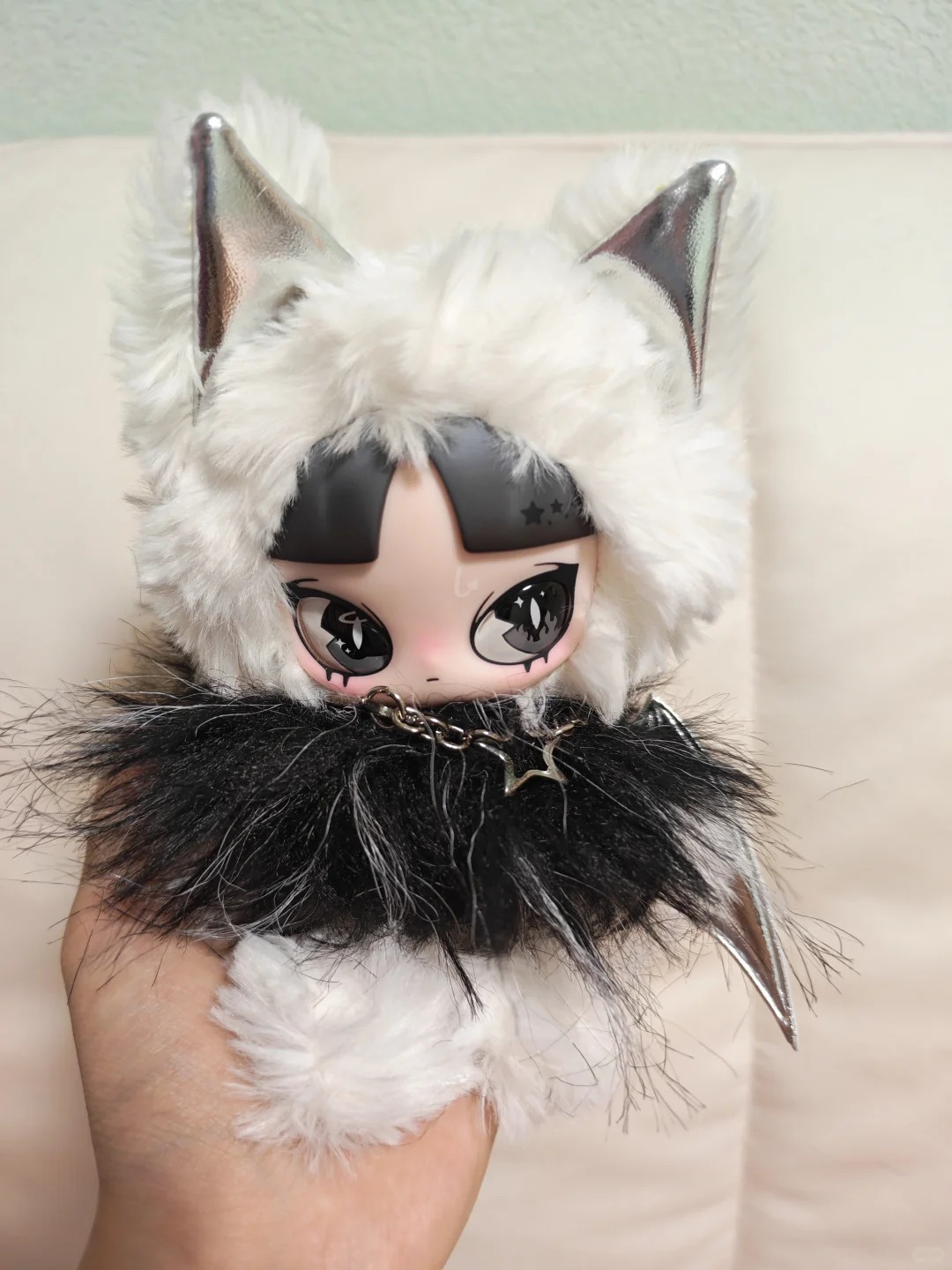 오리지널 인즈 이즈 앤젤 고양이 플러시 인형 실버 윙  - Collectible & Vintage Dolls For Wedding 리뷰 및 가격