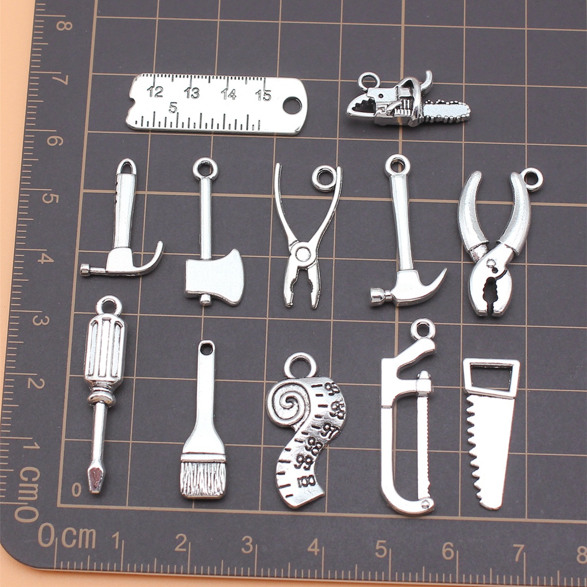 12pcs 골동품 실버 컬러 도구 브러시 해머 펜치 스 - Collectible Vintage Tools 리뷰 및 가격