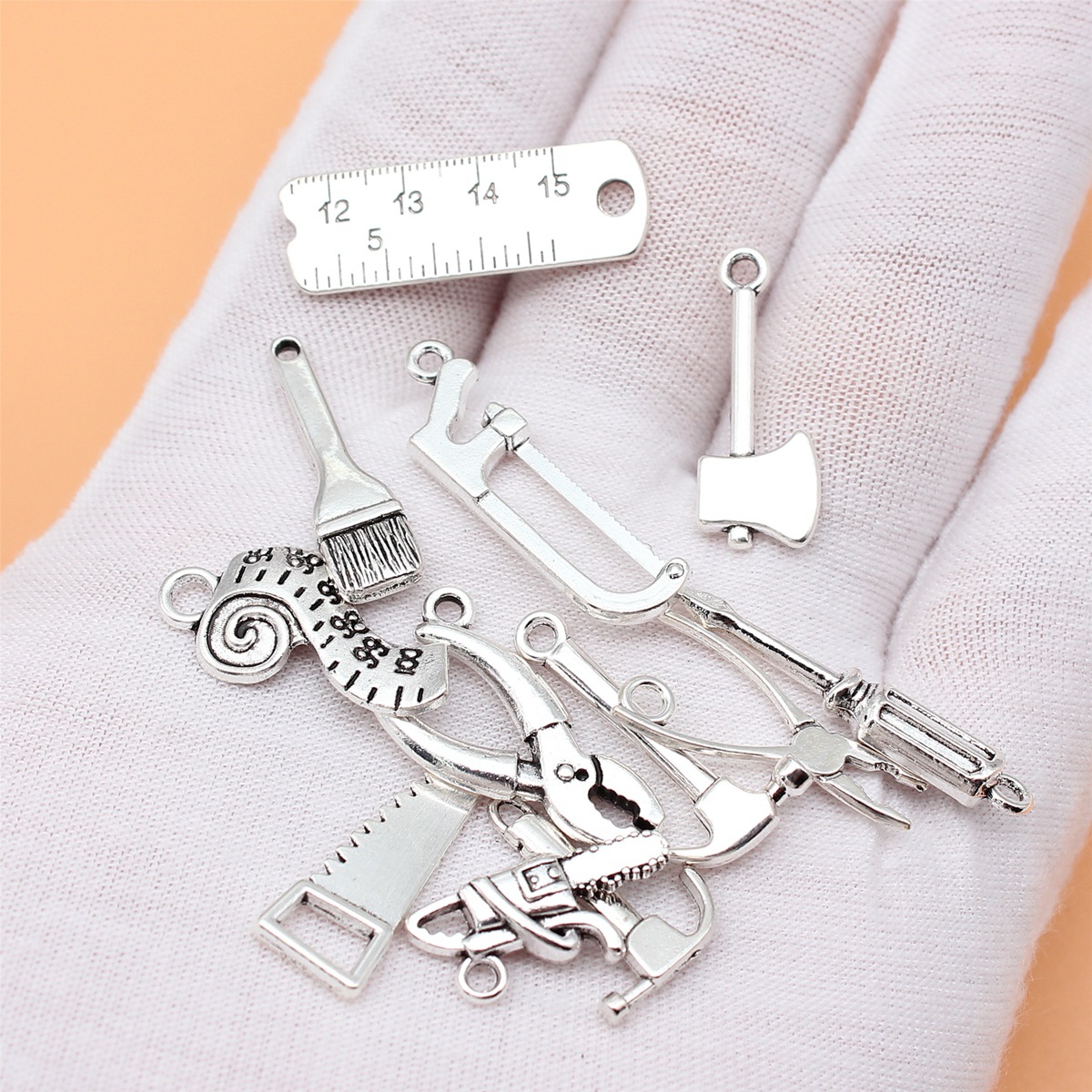 12pcs 골동품 실버 컬러 도구 브러시 해머 펜치 스 - Collectible Vintage Tools 리뷰 및 가격